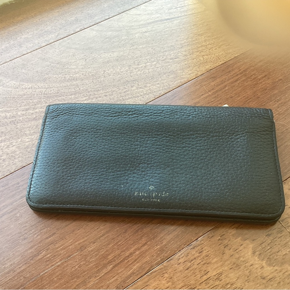 Vintage Kate Spade Black Textured Wallet